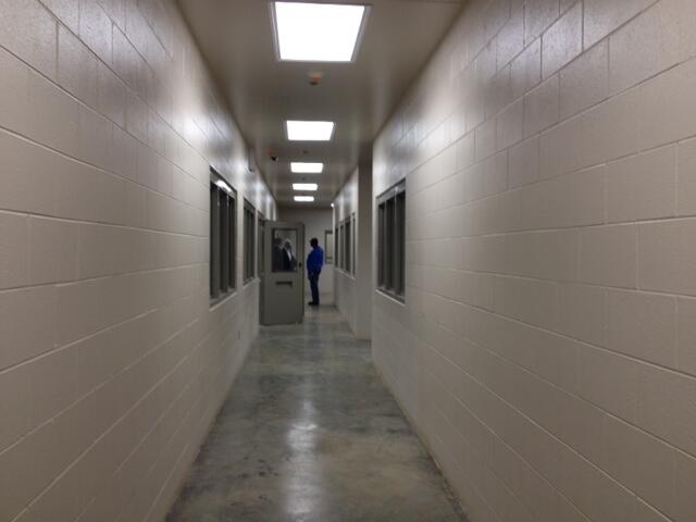 Cell Hallway at Walthall County Jail